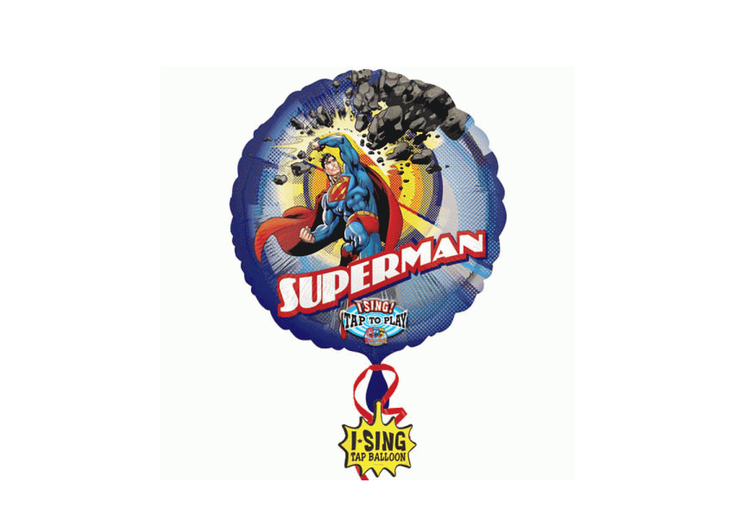 Superman Singing Birthday Balloon