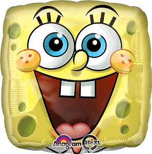 SpongeBob Square Face Balloon