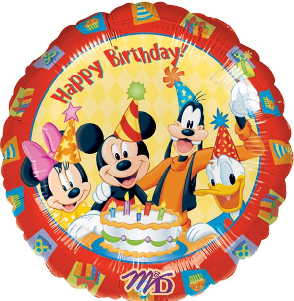 Disney Mickey Mouse and Pals Happy Birthday Balloon