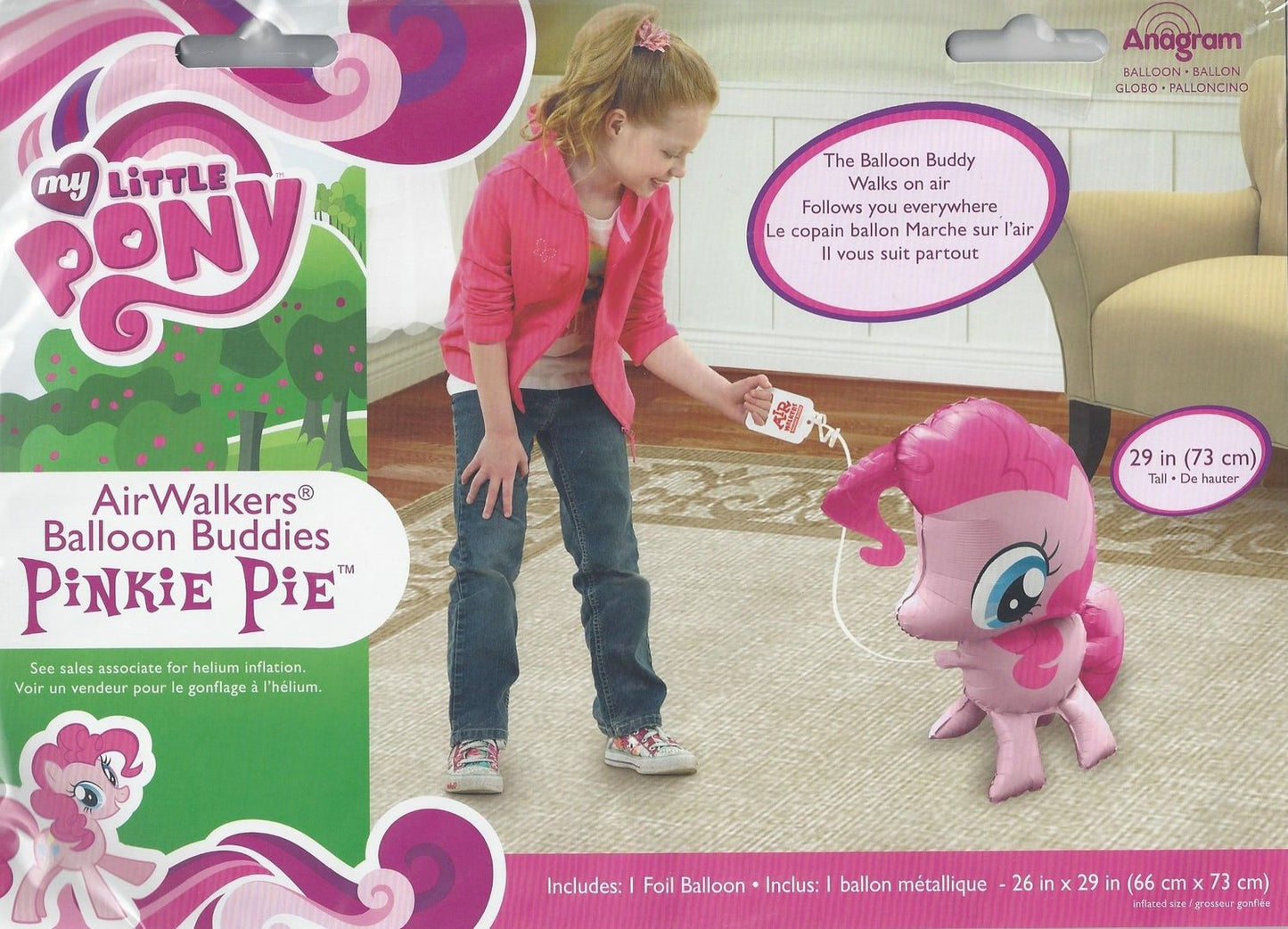 My Little Pony Pinkie Pie 29" Airwalker Birthday Balloon