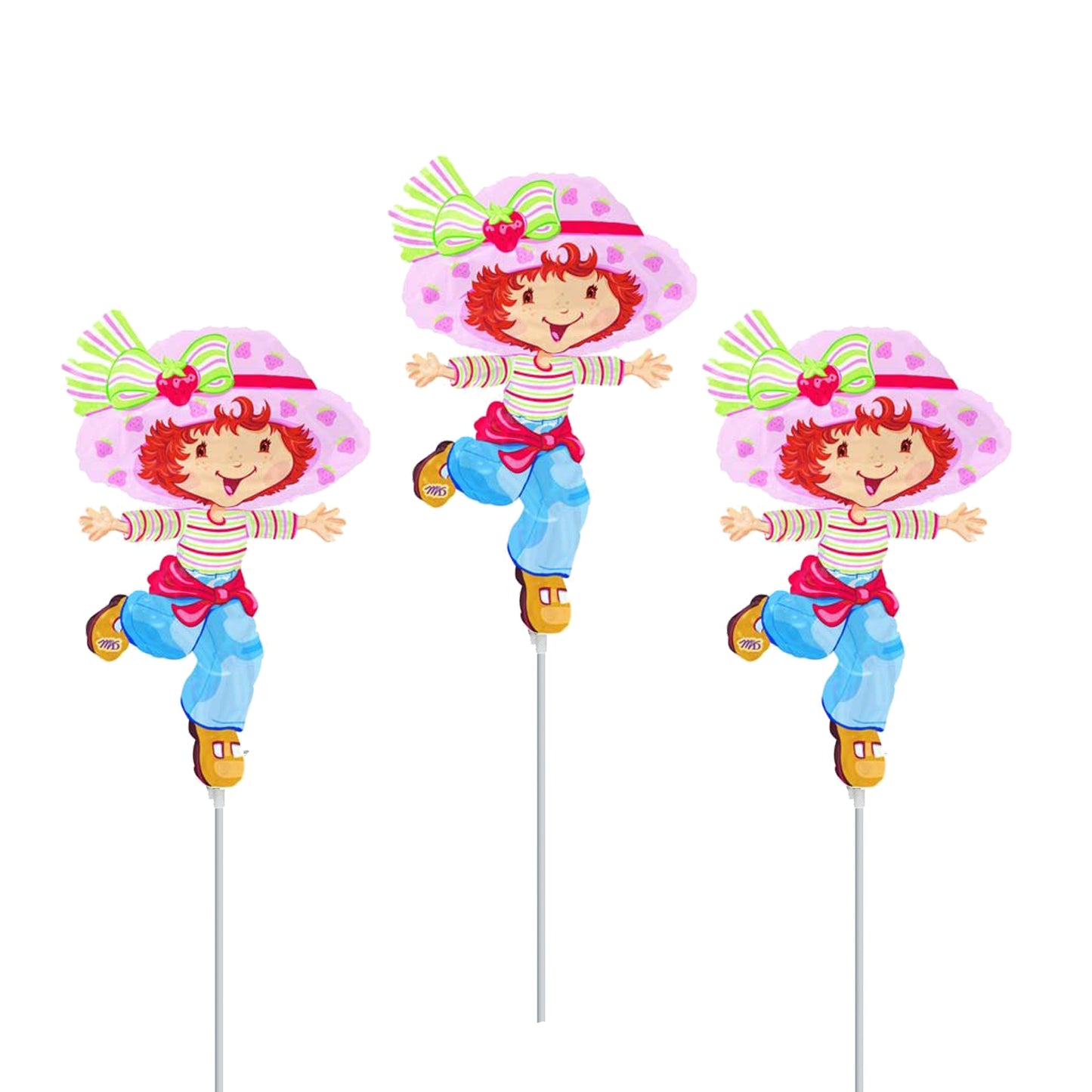 14" Classic Strawberry Shortcake Birthday Balloons