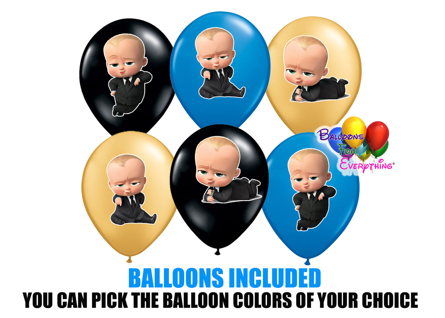The boss baby party birthday balloons