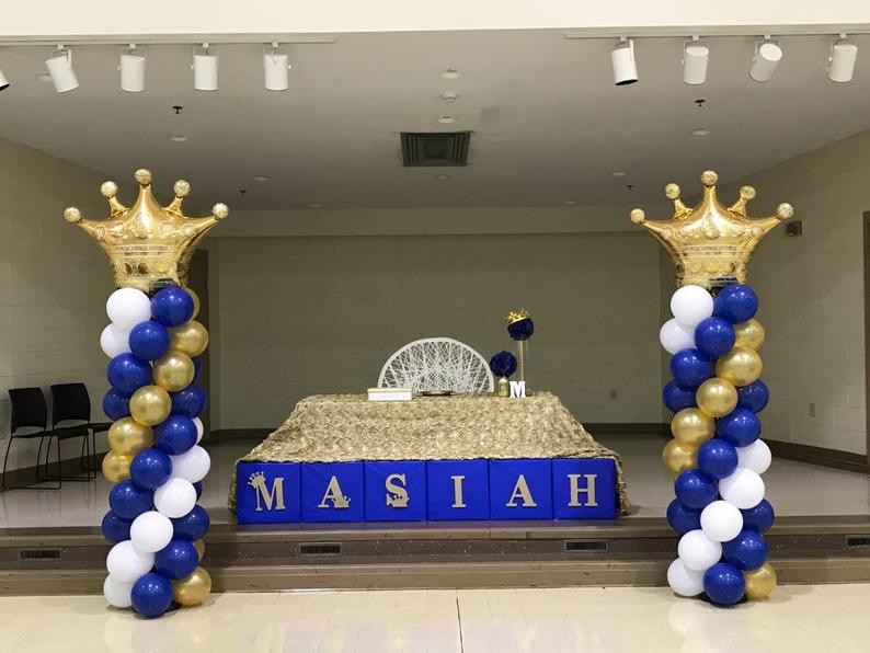Crown Prince King Balloon Columns