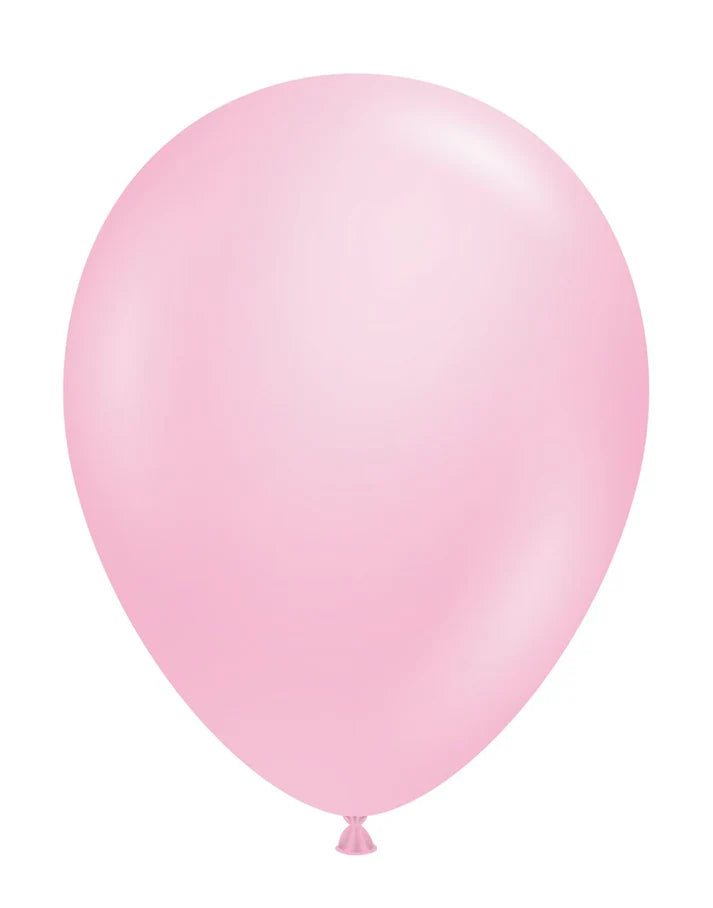 11 inch Tuftex Baby Pink Latex Balloons