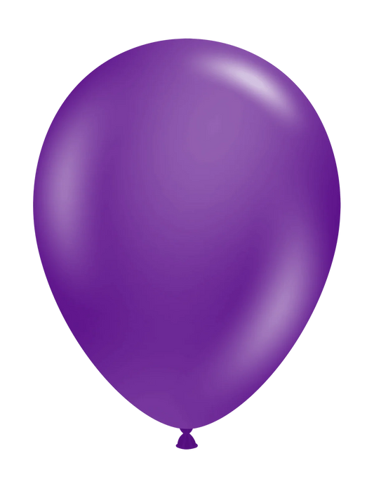 11 inch Tuftex Plum Purple Latex Balloons