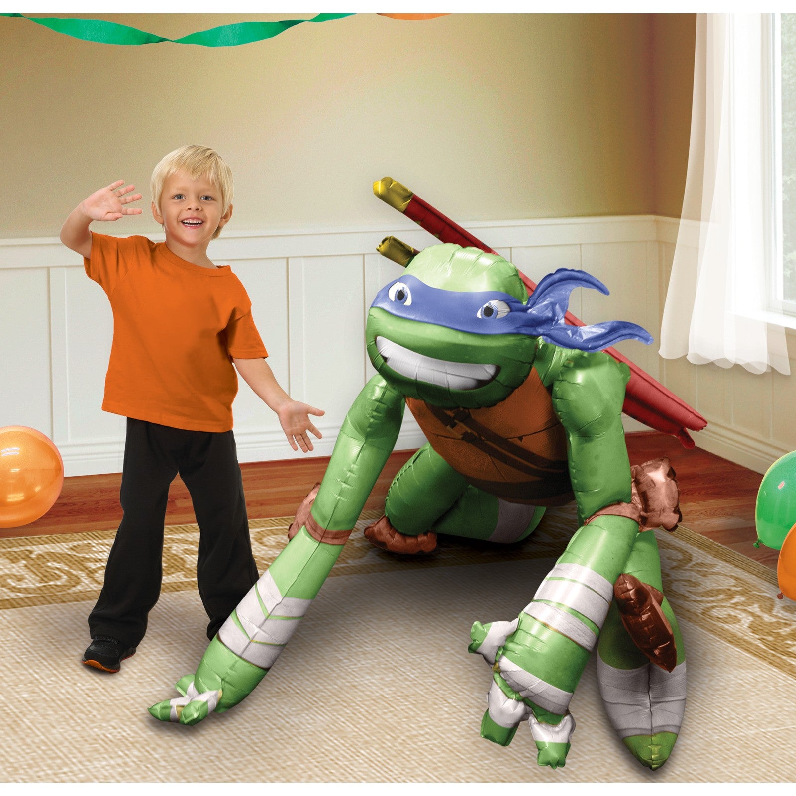Ninja Turtles 44" Leonardo Airwalker Balloon