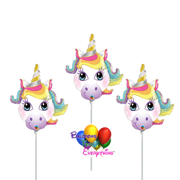 14" Unicorn Mini Shape Birthday Balloons