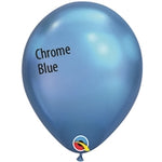 CHROME BLUE Latex Balloons