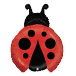 Red Lady Bug Holographic Balloon