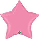 Pink Rose Star Balloon