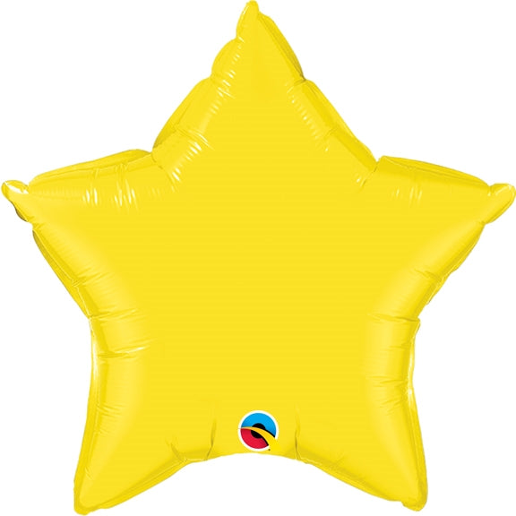 Yellow Star Balloon
