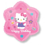 Hello Kitty Flowers Butterflies Birthday Balloon