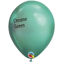 CHROME GREEN Latex Balloons