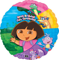 Dora and Friends Birthday Balloon