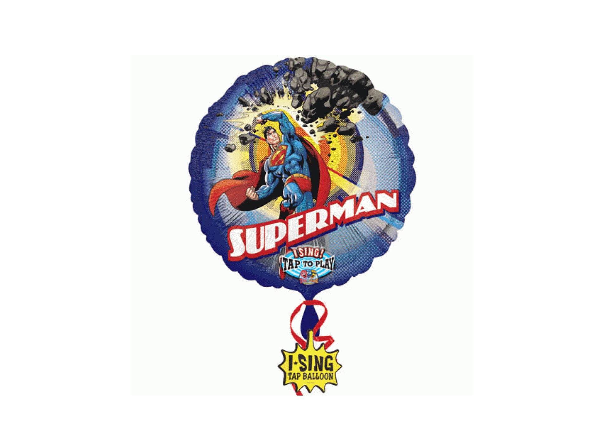 Superman Singing Birthday Balloon