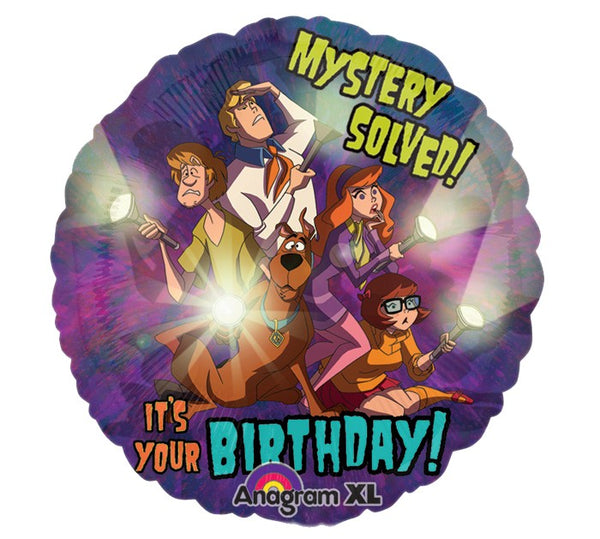 Scooby Doo Mistery Solved Birthday Balloon
