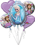 Disney Frozen Balloon Birthday Bouquet 5pc
