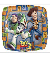 Toy Story Buzz and Woody Happy Birthday Balloon