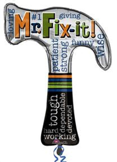 Mr. Fix-It Hammer Tool Giant Super Shape Balloon