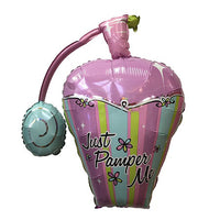 40" Just Pamper Me Perfume Mylar Super Shape Balloon