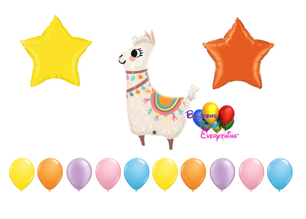 Llama Party Balloons