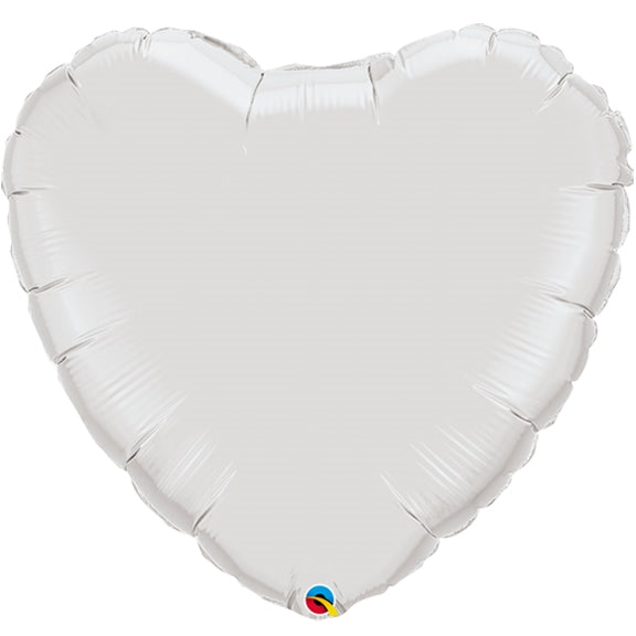 White Heart Balloon