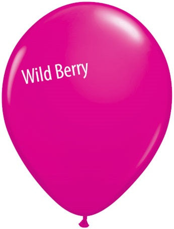5in Wild Berry Latex Balloons