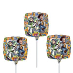 9" Toy Story Buzz Woody Birthday Balloons