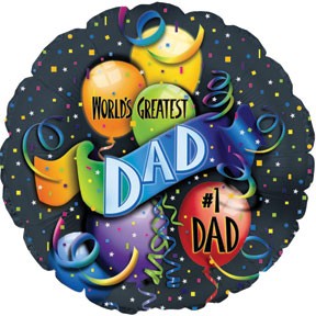 18" World's Greatest Dad Foil Balloon