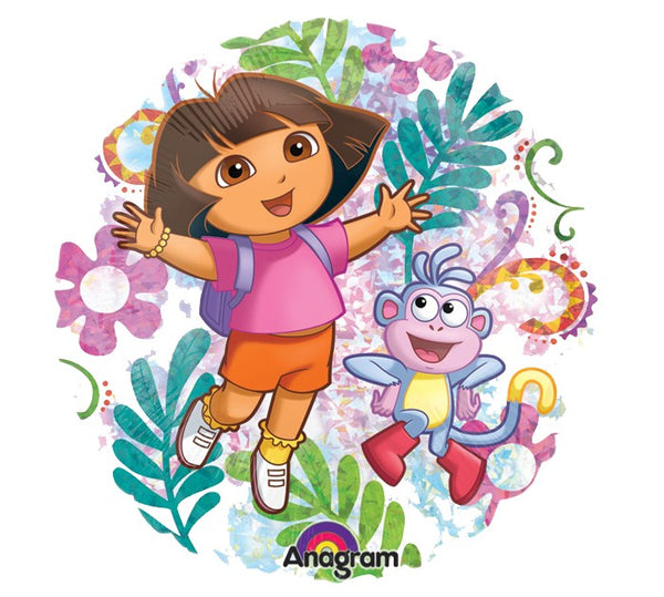 Dora and Boots Holographic Balloon
