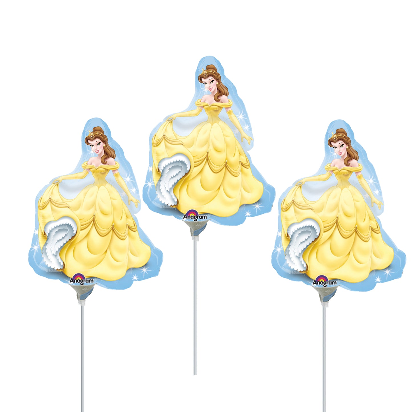 14" Princess Belle Beauty and the Beast Balloons