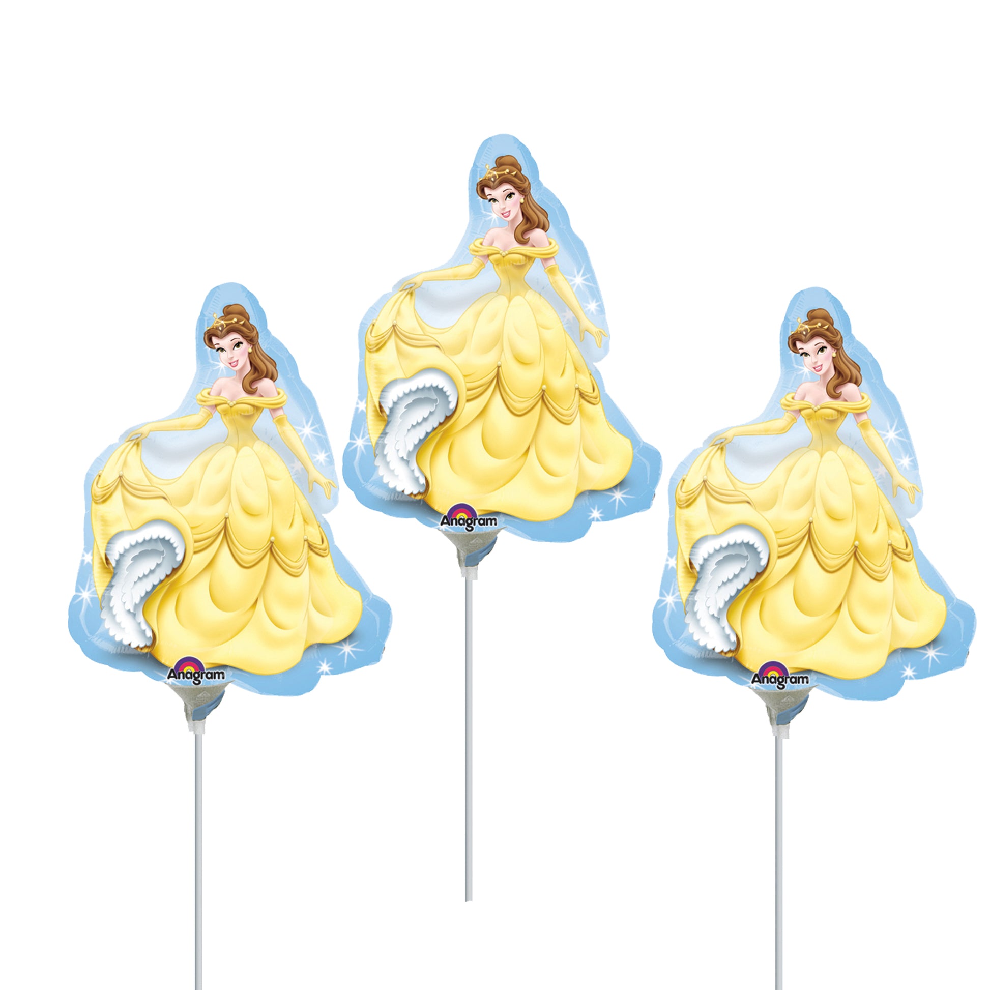 14" Princess Belle Beauty and the Beast Balloons