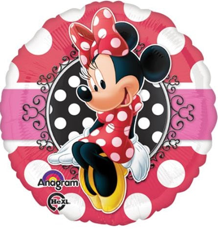 Red Minnie Mouse Balloon