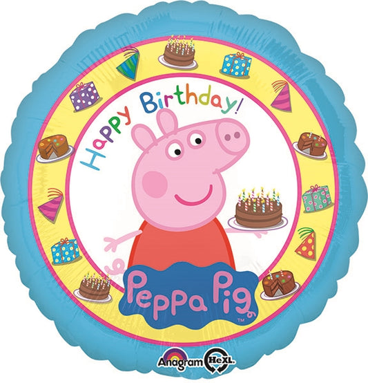 Peppa Pig Happy Birthday Balloon
