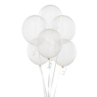 5in Clear Transparent Latex Balloons