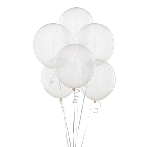 11in Clear Transparent Latex Balloons