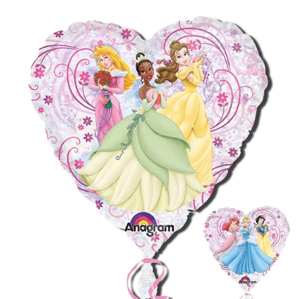 Disney Princess Holographic Heart Balloon