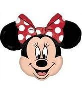 Giant Red Minnie Mouse Head Shape Balloon