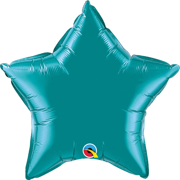 Teal Star Balloon