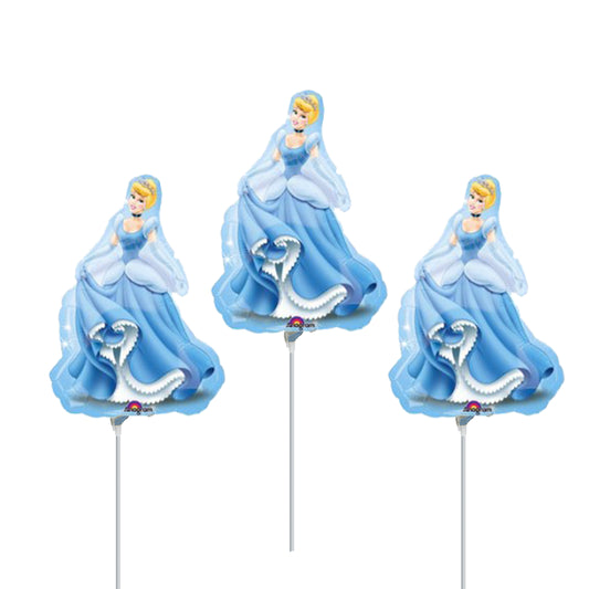 14" Princess Cinderella Birthday Balloons