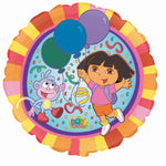 Dora and Boots Birthday Balloon