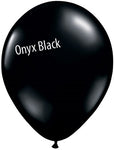 5in Onyx Black Latex Balloons
