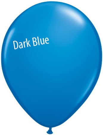 5in Dark Blue Latex Balloons