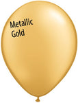5in Metallic Gold Latex Balloons