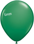 11in Green Latex Balloons