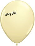 11in Ivory Silk Latex Balloons