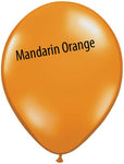 5in Mandarin Orange Latex Balloons