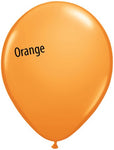 5in Orange Latex Balloons
