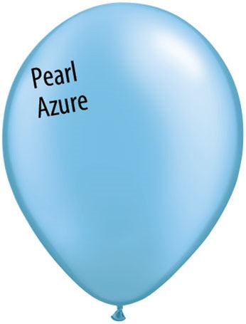 5in Pearl Azure Latex Balloons