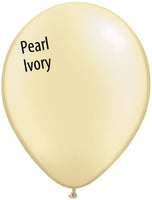11in Pearl Ivory Silk Latex Balloons